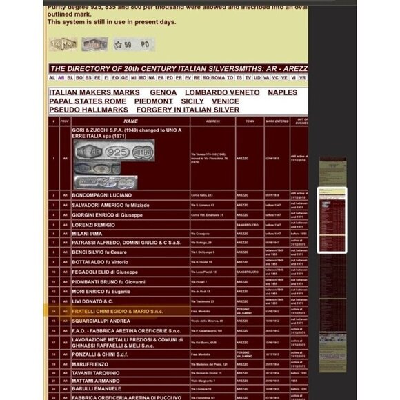 Pendant Silver 925 Made In Italy Blue Round Cluster Crystals Signed - Picture 9 of 9